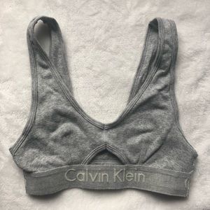 *SOLD* Calvin Klein Grey Unlined Bralette